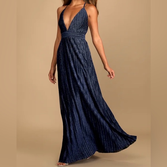 Lulus Dresses & Skirts - Lulu's Deep Blue Maxi Dress
